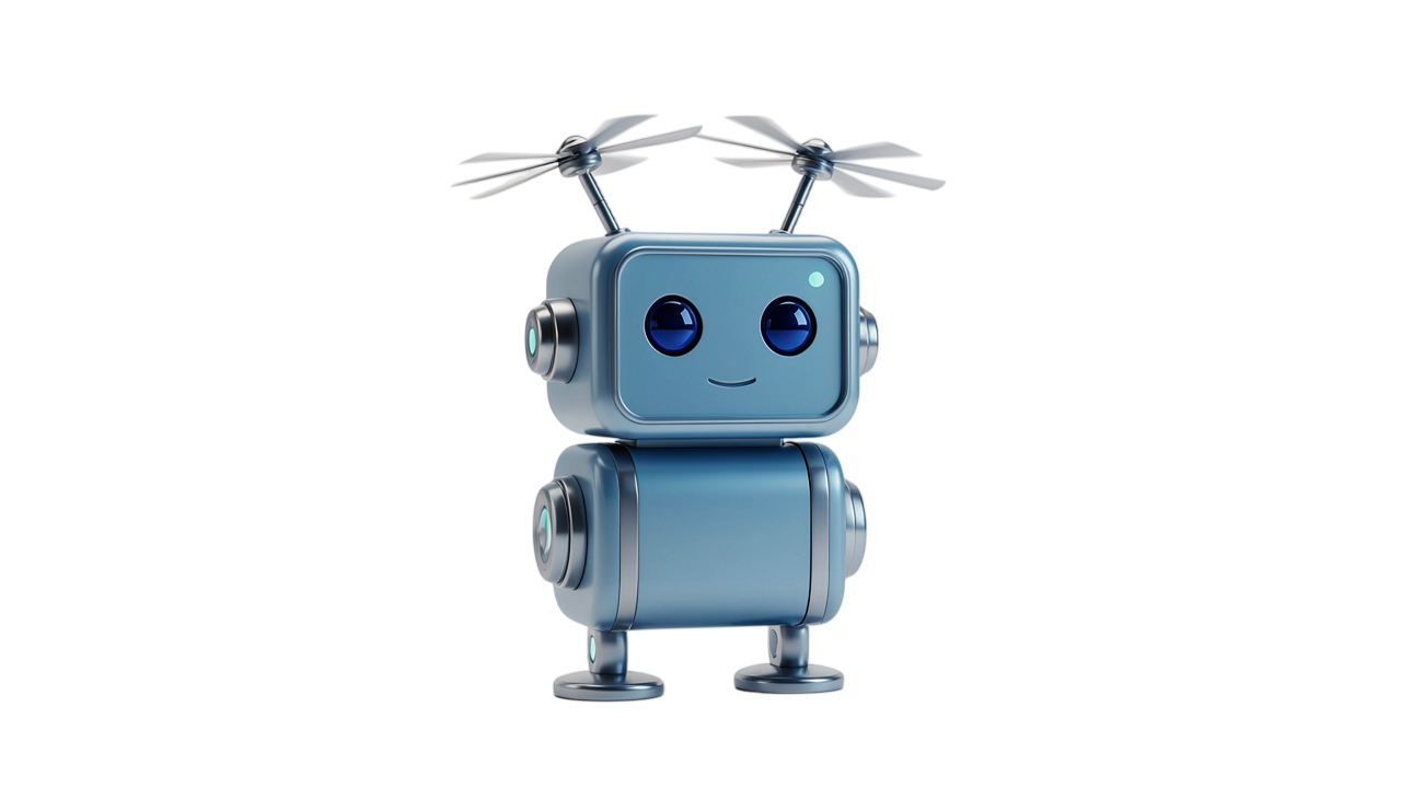 DROBOTEX mascot companion